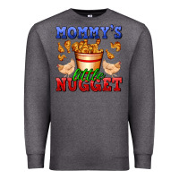Charcoal Heather mommy's little nugget Premium Sweatshirt - AdoDesignShop
