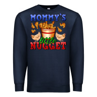 Navy mommy's little nugget Premium Sweatshirt - AdoDesignShop