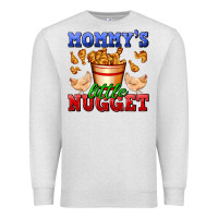 Oatmeal Heather mommy's little nugget Premium Sweatshirt - AdoDesignShop