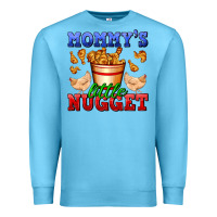 Ocean Blue mommy's little nugget Premium Sweatshirt - AdoDesignShop
