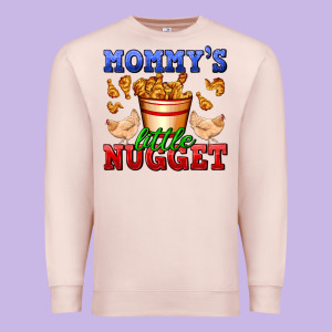 Mommy's Little Nugget Premium Sweatshirt Designed By Adodesignshop