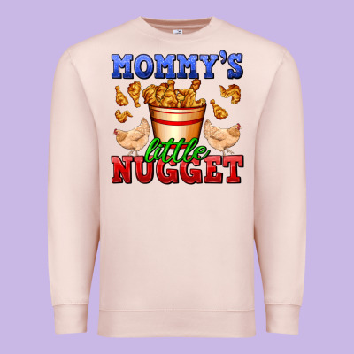 Mommy's Little Nugget Premium Sweatshirt Designed By Adodesignshop