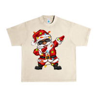 Sandshell afro dabbing santa Urban Heavy Tee - Zillion Design Studio