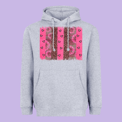 Ribbon Brush Stoke Heavyweight Hoodie Designed By Jahusdesignshop