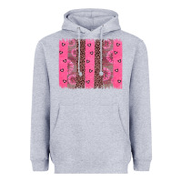 Heather Grey ribbon brush stoke Heavyweight Hoodie - JahusDesignShop