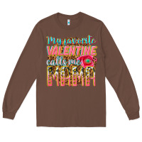 Chestnut my favorite calls me mama Long Sleeve Tee - texasbilliewilder