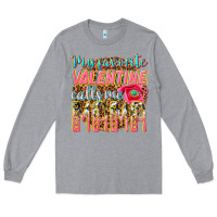 Heather Grey my favorite calls me mama Long Sleeve Tee - texasbilliewilder