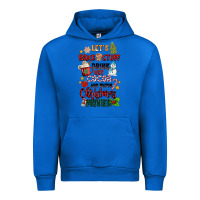 Cobalt let's bake stuff drink hot cocoa and watch christm Urban Hoodie - MaliasSmallBusiness