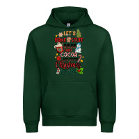 Forest Green let's bake stuff drink hot cocoa and watch christm Urban Hoodie - MaliasSmallBusiness