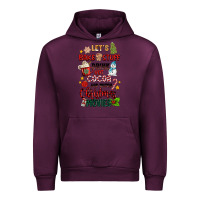 Mauve Wine let's bake stuff drink hot cocoa and watch christm Urban Hoodie - MaliasSmallBusiness