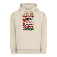 Pigment French Oak let's bake stuff drink hot cocoa and watch christm Urban Hoodie - MaliasSmallBusiness