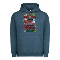 Pigment Midnight Navy let's bake stuff drink hot cocoa and watch christm Urban Hoodie - MaliasSmallBusiness