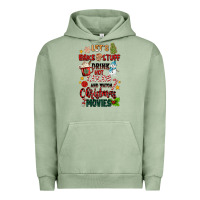 Pigment Oil Green let's bake stuff drink hot cocoa and watch christm Urban Hoodie - MaliasSmallBusiness