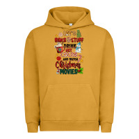 Pigment Peanut Butter let's bake stuff drink hot cocoa and watch christm Urban Hoodie - MaliasSmallBusiness