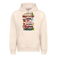 Let's Bake Stuff Drink Hot Cocoa And Watch Christm Urban Hoodie | Teevron