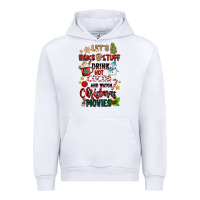 White let's bake stuff drink hot cocoa and watch christm Urban Hoodie - MaliasSmallBusiness