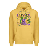 Antique Gold laissez les bon temps rouler Premium Hoodie - MaliasSmallBusiness