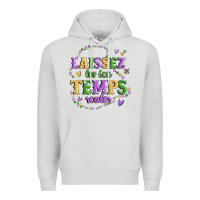 Dove Grey laissez les bon temps rouler Premium Hoodie - MaliasSmallBusiness