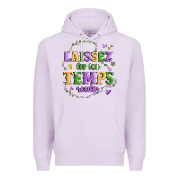 Lilac laissez les bon temps rouler Premium Hoodie - MaliasSmallBusiness