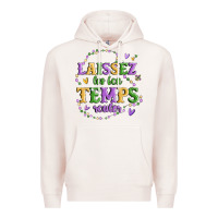 Pale Pink laissez les bon temps rouler Premium Hoodie - MaliasSmallBusiness