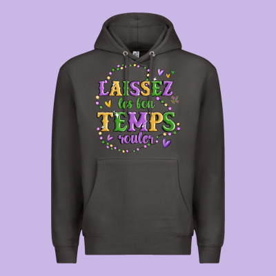 Laissez Les Bon Temps Rouler Premium Hoodie Designed By Maliassmallbusiness