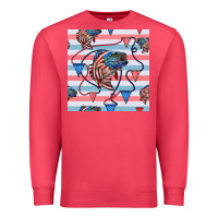 Cardinal american flag bass Premium Sweatshirt - BundleAndBundleShop