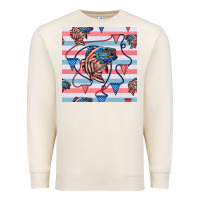 Sandshell american flag bass Premium Sweatshirt - BundleAndBundleShop
