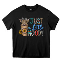 Black just a latte moody Heavy Core Tee - CowhideDigitalArt