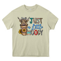 Mossy just a latte moody Heavy Core Tee - CowhideDigitalArt