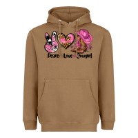 Toasted Coconut peace love  cowgirl Heavyweight Hoodie - AdoDesignShop