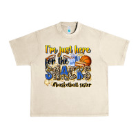 Sandshell im just here for the snacks basketball sister Urban Heavy Tee - Zillion Design Studio