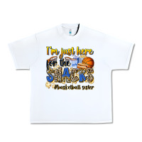 White im just here for the snacks basketball sister Urban Heavy Tee - Zillion Design Studio