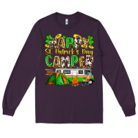 Plum happy st. patrick's day camper Long Sleeve Tee - Zillion Design Studio