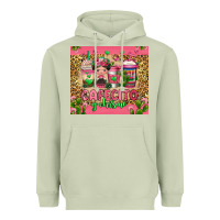Matcha cafecito y chisme coffee cups Heavyweight Hoodie - Jasminsmagicworld