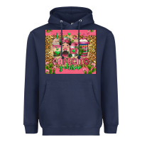 Navy cafecito y chisme coffee cups Heavyweight Hoodie - Jasminsmagicworld