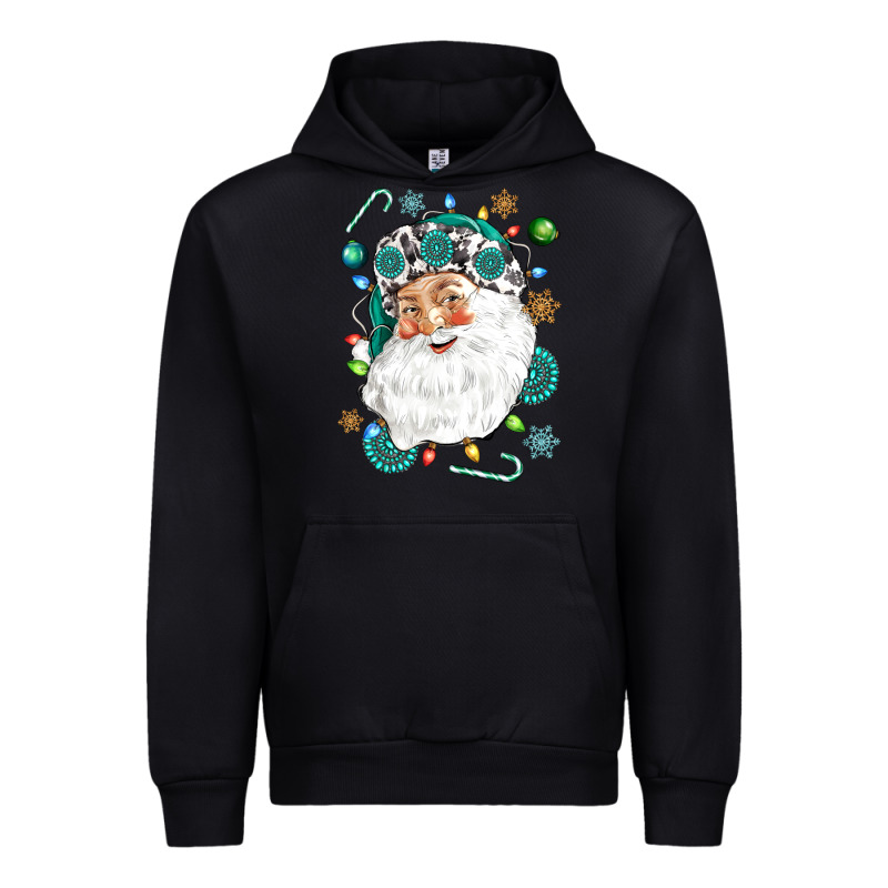 Western Santa Christmas Urban Hoodie by NancyCooperArtShop | Teevron