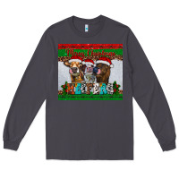 Smoke merry christmas heifers Long Sleeve Tee - RanaPortraitStore