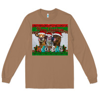 Toasted Coconut merry christmas heifers Long Sleeve Tee - RanaPortraitStore
