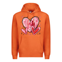 Carrot valentines hearts Premium Hoodie - MaliasSmallBusiness