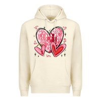Sandshell valentines hearts Premium Hoodie - MaliasSmallBusiness