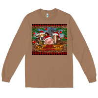 Toasted Coconut merry christmas cow pig and horse Long Sleeve Tee - RanaPortraitStore