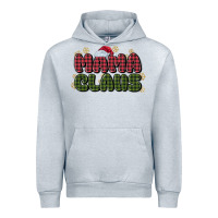 Heather Grey mama claus Urban Hoodie - MaliasSmallBusiness