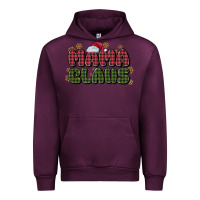 Mauve Wine mama claus Urban Hoodie - MaliasSmallBusiness
