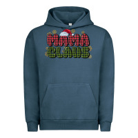 Pigment Midnight Navy mama claus Urban Hoodie - MaliasSmallBusiness