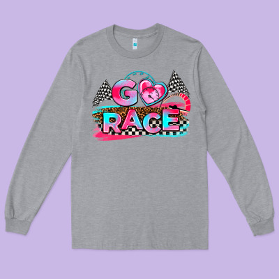 Go Race Long Sleeve Tee Designed By Adodesignshop