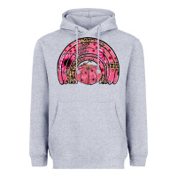Heather Grey pumpkin ribbon rainbow Heavyweight Hoodie - JahusDesignShop