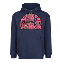 Navy pumpkin ribbon rainbow Heavyweight Hoodie - JahusDesignShop