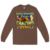 Chestnut fires friends drinks camping crew Long Sleeve Tee - Zillion Design Studio