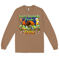 Toasted Coconut fires friends drinks camping crew Long Sleeve Tee - Zillion Design Studio