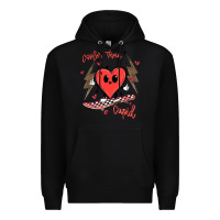 Black cooler than cupid Premium Hoodie - MaliasSmallBusiness